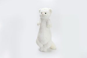 Weekly Madness: FERRET Plush Cushion (White/Caramel)