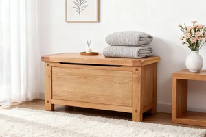 WESTMINSTER Solid Oak Blanket Box