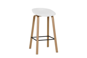 PURCH H75 Barstool Metal Leg (White)