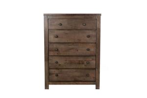 Bedroom: HEMSWORTH 5-Drawer Solid Timber Tallboy