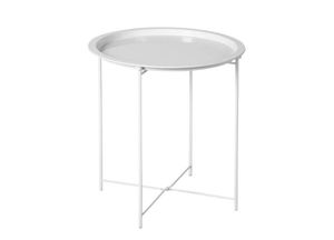 Living: AZUMI Removable Tray Side Table (White)