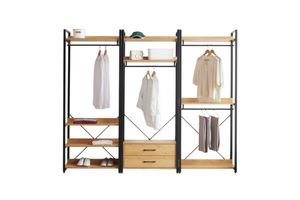 Bedroom: GARMON 200x80cm Open Wardrobe/Wall System Shelvings