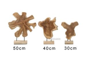 BARON Solid Teakwood Display Abstract 30 / 40 / 50