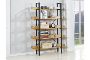CITY 171x120cm Large Bookshelf (Black)
