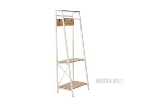 Office: CITY 176x60cm Angled Storage Rack (White)