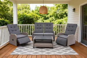 Outdoor: NAOMI Outdoor Relax Gas Lift Lounge Sofa Set