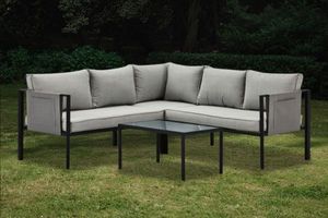 ECHO Sectional Outdoor Lounge Sofa Set with Coffee Table