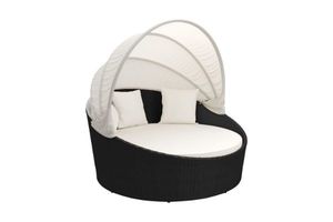 Outdoor: SOLARA Aluminium Frame Outdoor Lounge Daybed with Canopy