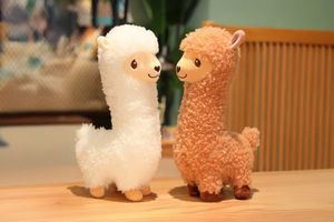 Homewares: ALPACA Small/Big Plush Cushion (White/Brown)