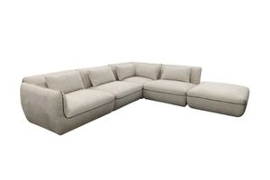 Sofa & Lounge Chairs: WALTON Premium Chenille Fabric Modular Sofa