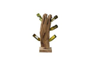 BARON Teak Wood Wine Rack