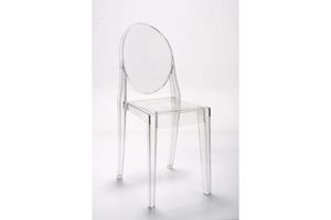 Dining: ALICE Cafe/Dining Chair (Clear)