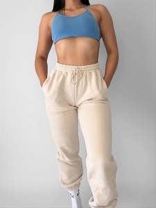 Lounge Collection: Loungewear Joggers - Coconut