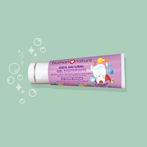 Products: Kids Natural Gel Toothpaste Bubblegum 65g – I Heart Nature New Zealand Australia