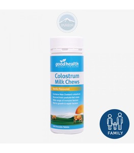 Products: Goodhealth Colostrum Milk Chews 150 Tablets (Vanilla)