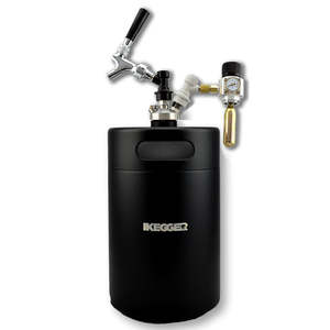 4L Double Wall Insulated Keg - Matte Black