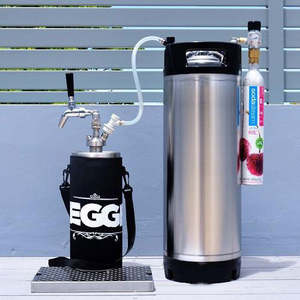 Complete 23L Premium Home Brew Keg Package. 19L keg & 4L iKegger Stainless Upgraded Kit