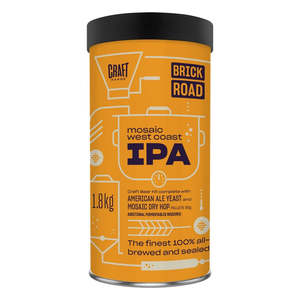 Brick Road Brewing Malt Kits: Brick Road Mosaic West Coast IPA with dry hops 1.8kg