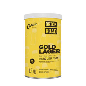 Brick Road Brewing Malt Kits: Brick Road Gold Lager 1.5Kg