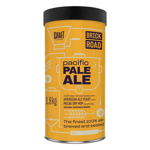 Brick Road Brewing Malt Kits: Brick Road Craft Pacific Pale Ale with Melba dry hops 1.8kg