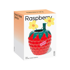 Planters And Vases: Doiy Farmers Market Ceramic Vase Raspberry