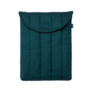 They Them: Baggu Puffy Laptop Sleeve 16 inch Deep Sea