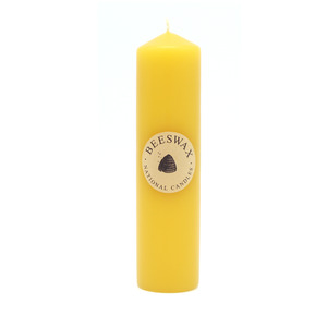 They Them: Beeswax Standing Candle 20cm
