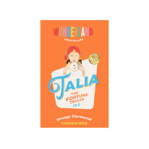 Wonderland Chocolate: Wonderland Talia the Fortune Teller Orange Cashew Chocolate