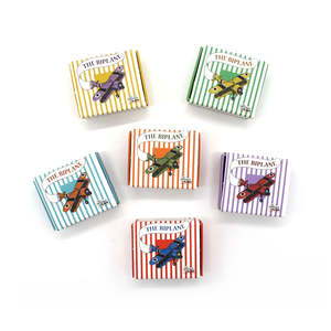Christmas Tree Decorations: The Biplane Tiny Tin Plane Assorted