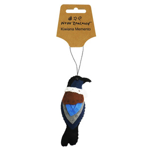 Christmas Tree Decorations: Felt Tui Hanging Decoration