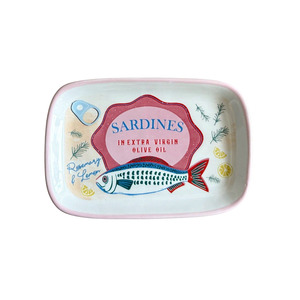 Foodie Fun: Ceramic Sardine Dish Pink