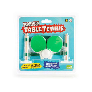Puzzles And Games: World's Smallest Table Tennis Set