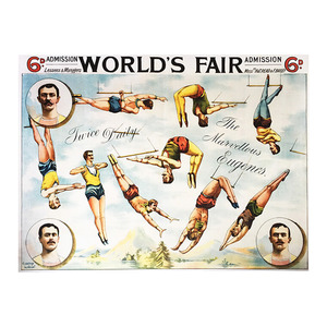 Popular Brands: Cavallini Vintage Poster Marvellous Eugenes