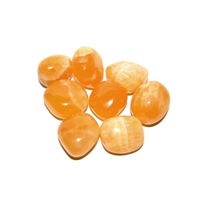 Decor: Mini Tumbled Gemstone Orange Calcite