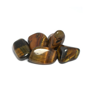 Mini Tumbled Gemstone Gold Tiger Eye