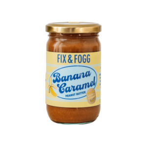 Fix And Fogg: Fix & Fogg Banana Caramel Peanut Butter 275g