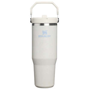 Stanley IceFlow Flip Straw Tumbler 30oz Pale Stone Speckle