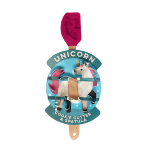 Rainbows And Unicorns: Rex London Cookie Cutter & Mini Spatula Unicorn