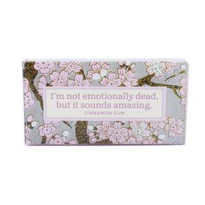 Popular Brands: Blue Q Chewing Gum I'm Not Emotionally Dead