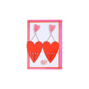 Earrings: Studio Soph Earrings Heart Drops