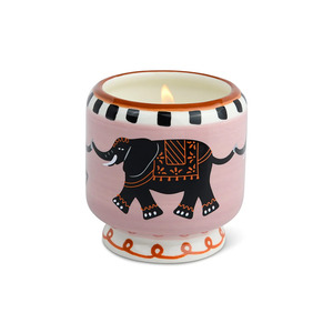 Living: Paddywax Adopo Elephant Ceramic Candle Tobacco Vanilla 226g