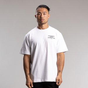 LIVE: Progress Block Tee Unisex WHITE