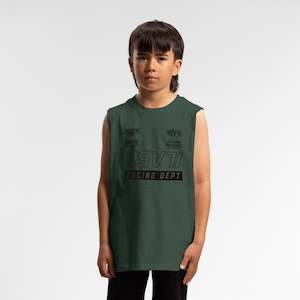 Kids: Race 3.0 Muscle Tank Kid's MILITARY