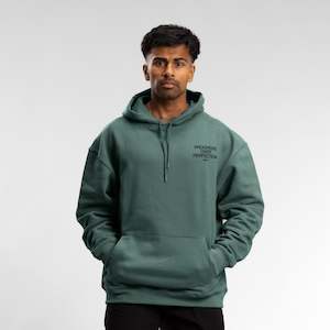 Mens Tops: Progress Block Hood Unisex MILITARY