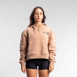 Hoodies: Checkered Extra Hood Women's Clay