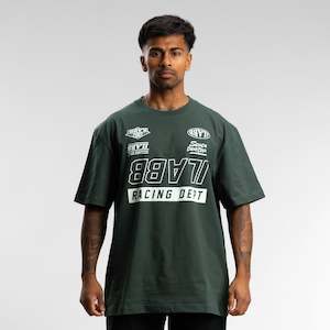 Mens Tees: Race 3.0 Block Tee Unisex MILITARY