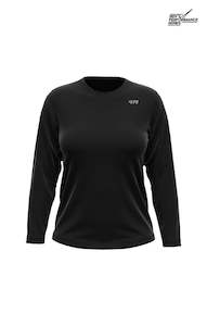 Womens Mountain Bike: Traverse Long Sleeve Jersey - Black - Women's
