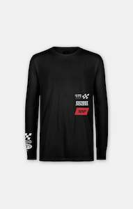 Merino: Merino Enzo Long Sleeve Tee - Men's BLACK