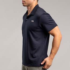 Mens Tees: Lomond Polo - Black - Men's