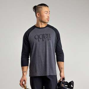 Wood Fibre: Lomond Capsize 3/4 Jersey - Men's CHARCOAL/BLACK